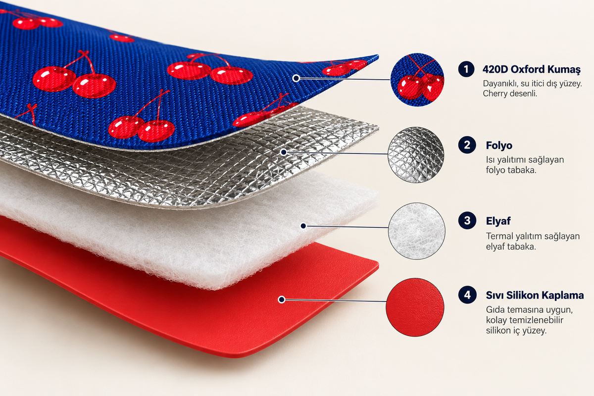 KERNWERK Termal Sandviç Çantası – Cherry